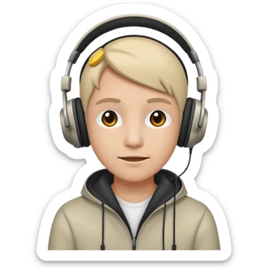 😶+🎧 sticker