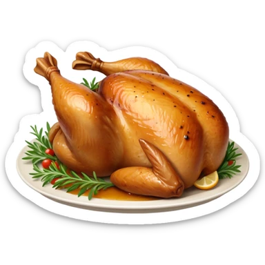 roast chicken sticker