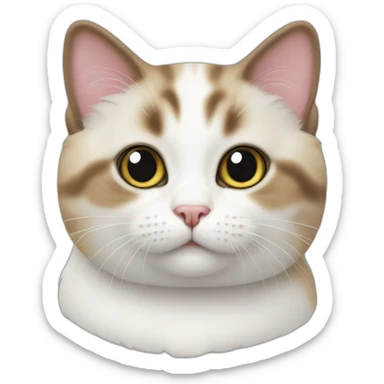 munchkin-cat-white sticker