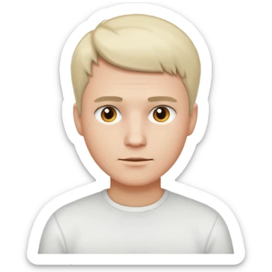 White shirt guy sticker