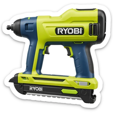 RYOBI 18V ONE+ AirStrike 18-Gauge Cordless Brad Nailer emoji style  sticker