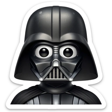 darth vader  emoji celebrate sticker