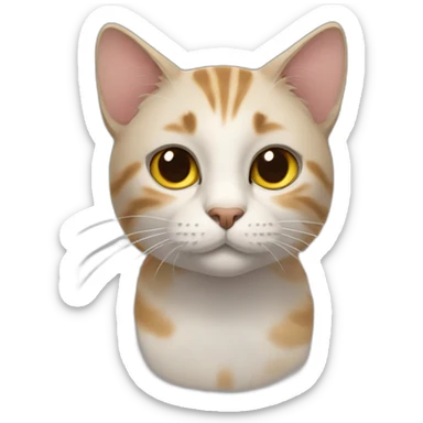 Cat sent home sticker