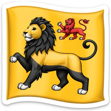 Drapeau flandres lion sticker