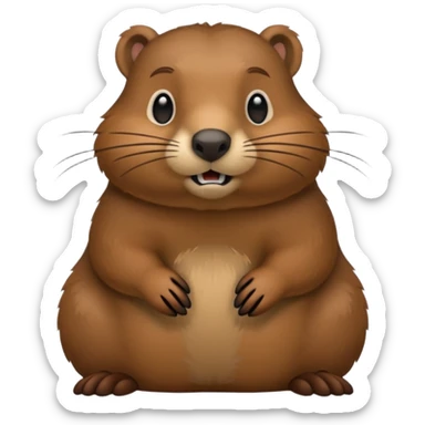 groundhog sticker