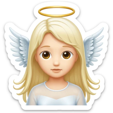 angel hair sticker