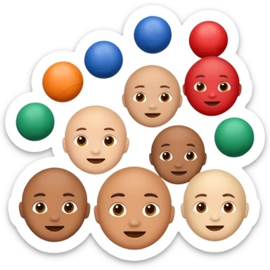can some of the juggling balls faces (depicting customers and stakeholders) sticker
