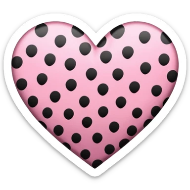 Pink heart with cheetah print  sticker