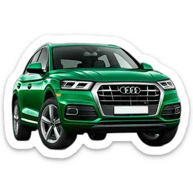 Audi Q5 Azores green 2.0T sticker
