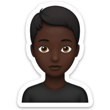 WIl je voor mij emoij maken
Je ziet gezicht, persoon. Maar zie alleen silhout, onbekend.
ZIe alleen vorm ,dus geen ogen, geen lip, geen haar. ZIe alleen silhout sticker