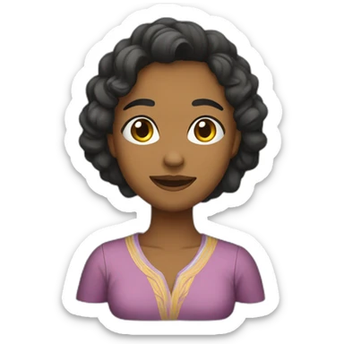 Yaya asustada sticker