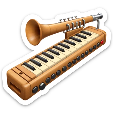 music instrument recorder sticker