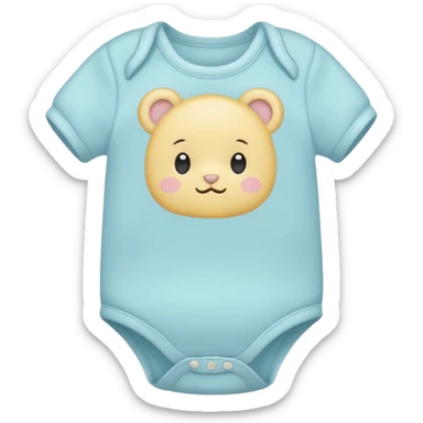 Baby clothes sticker