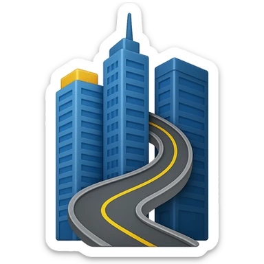 

Сделай детализированное емодзи - небоскребы а рядом дорога-мост, чтобы емодзи олицетворял слово ИНФРАСТРУКТУРА. Дорога может как то закручиваться вокруг небоскребов или просто.

Без фона, на пнг прозначном фоне sticker