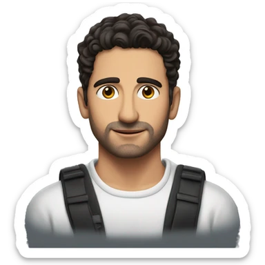 Manu Rios Fernandez Spanish Actor from Elite sticker