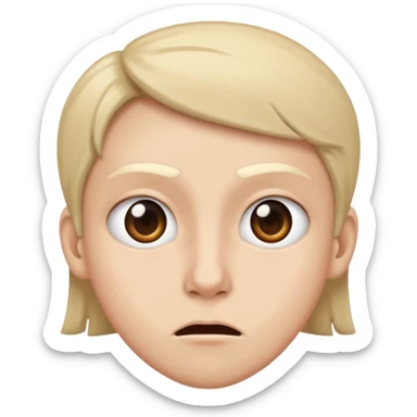 Someone with a the fuck do you mean face “emoji” sticker