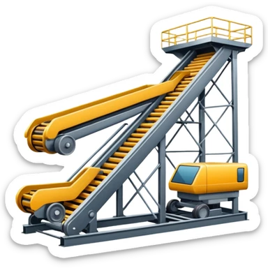 automobile plant with a conveyor sticker