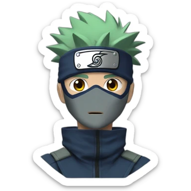 Kakashi fusionné avec gojo sticker