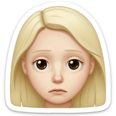 Cansado y triste sticker