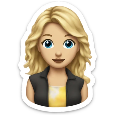 Emoji inspired by the song lyrics of Seven by Taylor Swift sticker