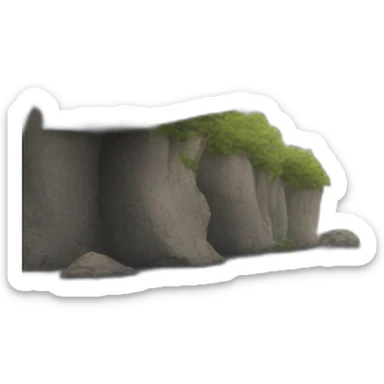  Broken bridge from the side sticker