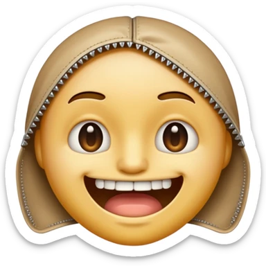 Zipper-Mouth Face emoji sticker