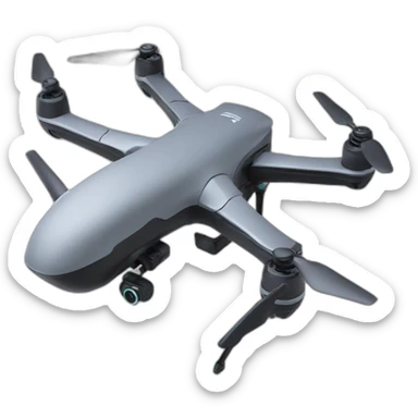 Drone crash sticker