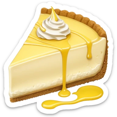 Lemon cheesecake sticker