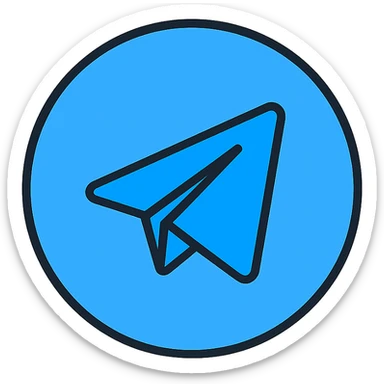 Telegram official logo sticker