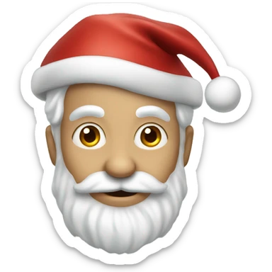 Santa claus magician sticker