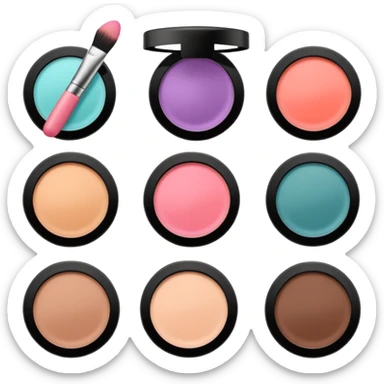 Produtos de maquiagem sticker