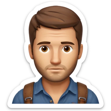 nathan drake uncharted 4 sticker