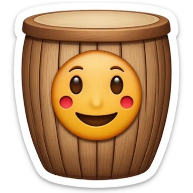 Create a instrument of tabla emoji sticker