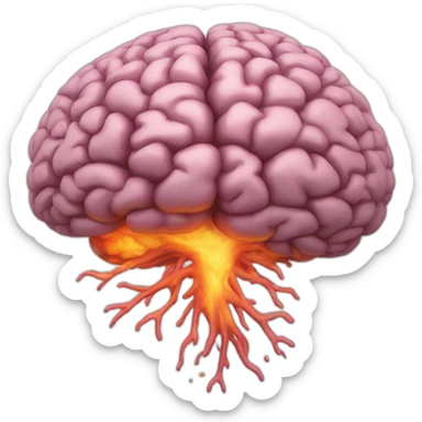 brain exploded sticker