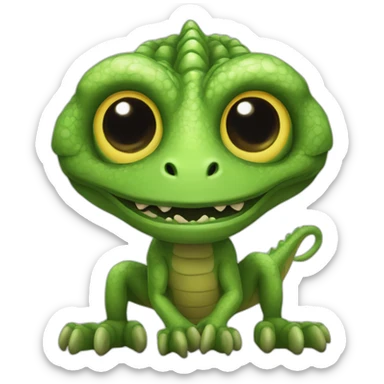 reptiloid sticker