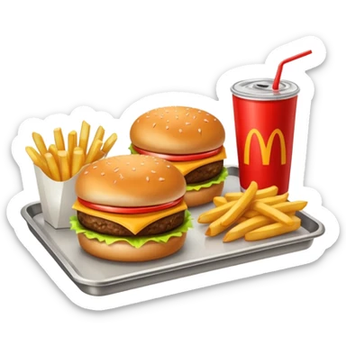 McDonald’s meal sticker