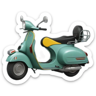 Vespa de carreras sticker