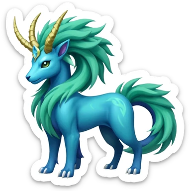 Manectric-Suicune-Virizion-Zygarde-fusion-hybrid-creature  sticker