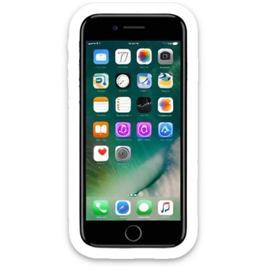 iPhone 7 running iOS 26 sticker