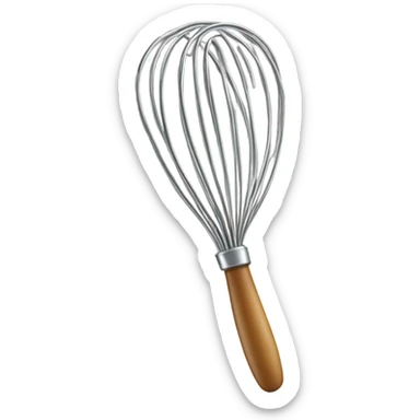 Pastry whisk sticker