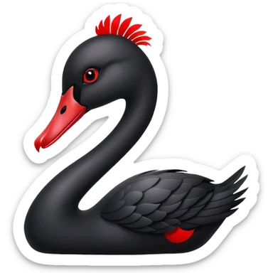 Black swan one sticker