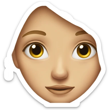 Eyes rolling blonde girl sticker