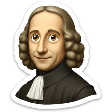 blaise pascal, french mathematician sticker