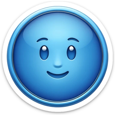 Fb blue badge sticker