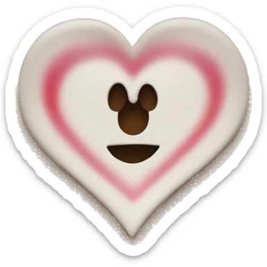 Heart with J+A in the middle sticker