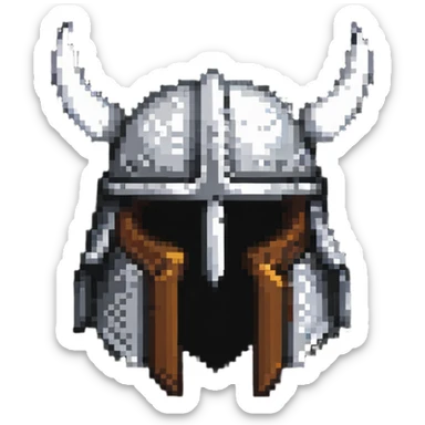 viking helmet sticker