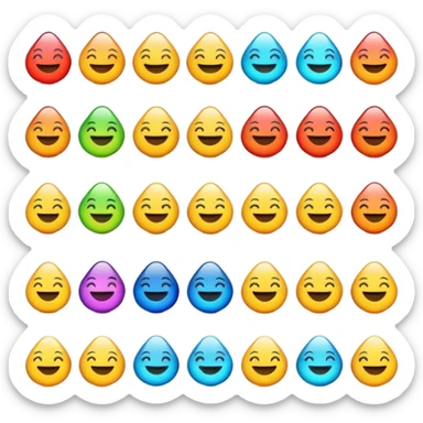 Curves emojis sticker