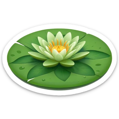 Lily pad only sticker