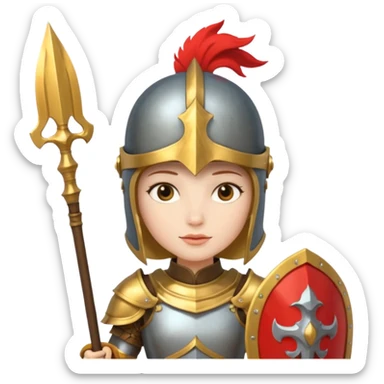 Minerva is the Roman goddess of wisdom, strategic warfare, commerce, and the arts, and is considered one of the most important Roman deities alongside Jupiter and Juno, forming the Capitoline Triad. sticker