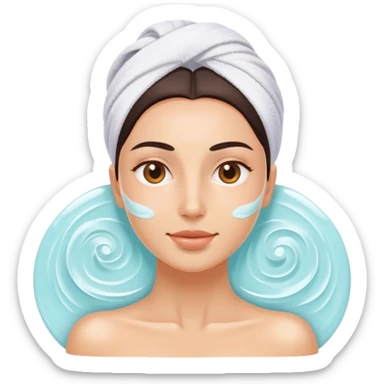 Spa day facial sticker